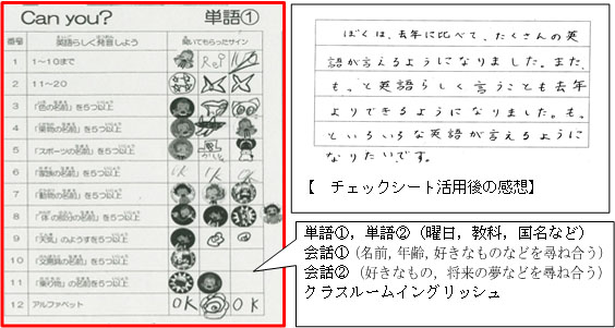 図６　チェックシート