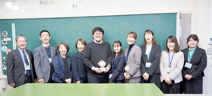 【今回の授業者・指導者と本校の現教部】